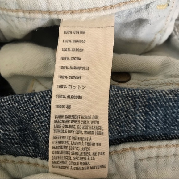 Abercrombie & Fitch New York Denim Short Shorts in Blue, W25 - Picture 7 of 8